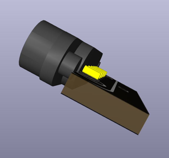 Sketchy connector side view